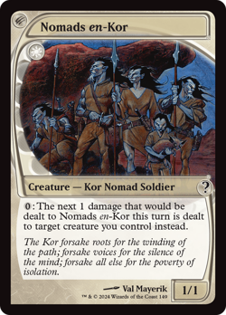 Nomads en-Kor (Future Sight) #149 | Near Mint | Mystery Booster 2 Magic MTG - Image 1