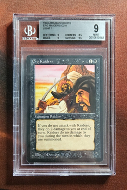 Arabian Nights - MTG - Erg Raiders - Light - BGS 9 - Mint - B+ - Image 1