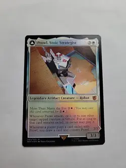 MTG - Prowl, Stoic Strategist Universes Beyond: Transformers Foil Mythic #001 - Image 1