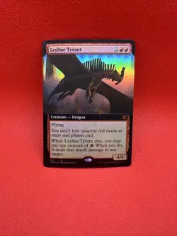 Leyline Tyrant Extended Borderless Foil- Zendikar Rising - MTG - Near Mint - Image 1