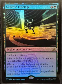 MTG Avatar: The Last Airbender Seismic Tutelage Foil (Rare) - Image 1