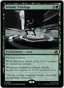 MTG Avatar: The Last Airbender Seismic Tutelage Foil (Rare) - Image 2