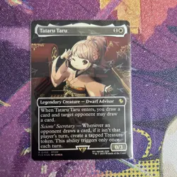 MTG CHOCOBO TRACK FOIL Tataru Taru On Hand Final Fantasy Holiday Promo - Image 1