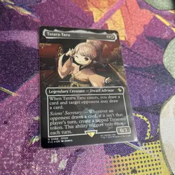 MTG CHOCOBO TRACK FOIL Tataru Taru On Hand Final Fantasy Holiday Promo - Image 2
