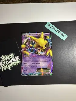 Alakazam EX 25/124, Holo, XY Fates Collide, Pokemon TCG, Ultra Rare, 2016, NM - Image 1