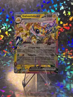 2024 Pokemon Stellar Crown GALVANTULA EX 051/142 Double Rare - Image 1