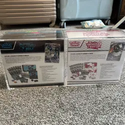 Black Bolt & White Flare Pokemon Center Elite Trainer Box Sealed ETB W/Acrylic - Image 3