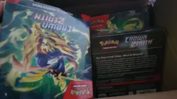 LOT OF 3 Pokemon TCG Crown Zenith Booster Bundles - 6 Pack 820650858963 - Image 1