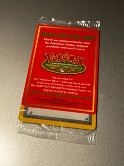 SEALED WOTC RARE POKEMON CENTER BLACK STAR PROMO 40 TRAINER CARD PSA GRADE READY - Image 2