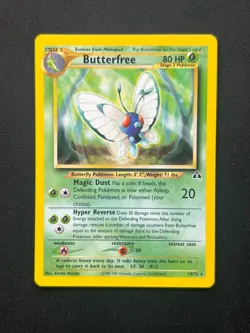 Pokemon TCG Butterfree Neo Discovery 19/75 Regular Rare NM/LP - Image 1
