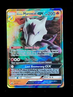 Marowak GX SM187 Pokemon Sun Moon Promo 2019 NM 🔥🔥🔥 - Image 1