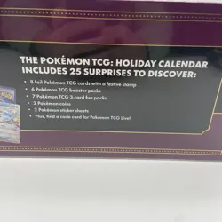 2025 Pokemon TCG Holiday Advent Calendar Box New Sealed - Image 4