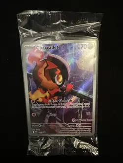 Charcadet 022 Pokemon Center Phantasmal Flames ETB Stamped Promo Sealed NM - Image 1