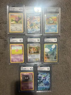 Lot Of 8 Graded Pokemon Slabs Slab - Image 1