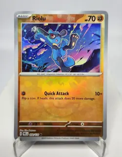 Riolu 50/131 Pokemon TCG Prismatic Evolutions Masterball Holo Near Mint - Image 1