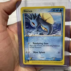 Horsea Common - ex Dragon 58/97 2003 NM/MT Pokemon E-Reader Vintage Nintendo Vtg - Image 1