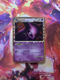 Pokemon TCG Ultra Rare Espeon 81/90 Undaunted Holo 2010 - Image 1