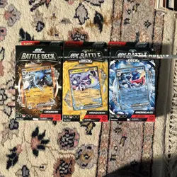 Lot of 3 UNOPENED Pokemon ex Battle Decks! - Image 1