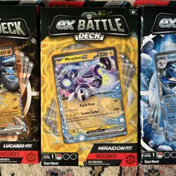 Lot of 3 UNOPENED Pokemon ex Battle Decks! - Image 3