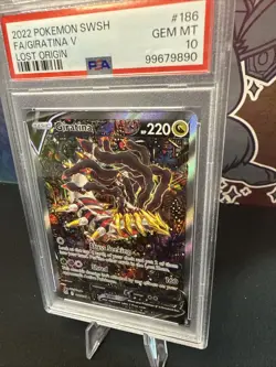 2022 Pokemon Lost Origins Giratina V Full Alt Alternate Art #186 PSA 10 Gem Mint - Image 2
