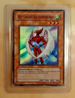 Yu-Gi-Oh Neo-Spacian Air Hummingbird 1st Edition STON-EN004 LP-NM - Image 1