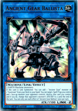 Ancient Gear Ballista - RA03-EN046 - Ultra Rare - 1st Edition Yugioh - Image 1