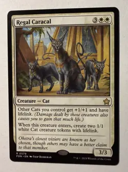 Regal Caracal 0579 | Magic the Gathering MTG | Foundations | Rare | NM - Image 1