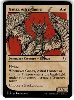 Ganax, Astral Hunter (Showcase) Commander Legends: Battle for Baldur's Gate MTG - Image 1