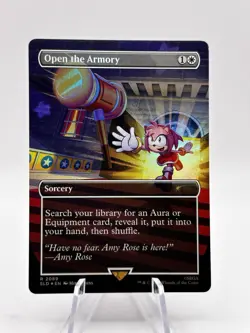 Open the Armory 2089 Rainbow Foil Sonic Secret Lair Drop SLD MTG NM - Image 1
