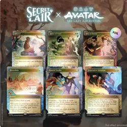 In HAND! MTG Secret Lair Avatar: Last Airbender FOIL Bundle w/Promo! Ships Now! - Image 5