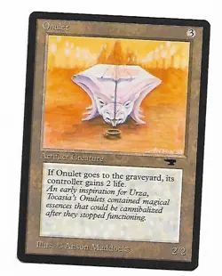Magic the Gathering ~ MTG ~ 1x Onulet ~ M/NM ~ Antiquities - Image 1