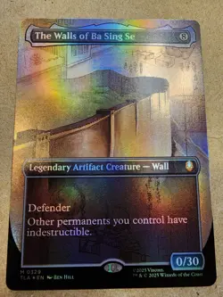 The Walls of Ba Sing Se - #329 Foil Borderless - MTG Avatar - Mtg - Image 1