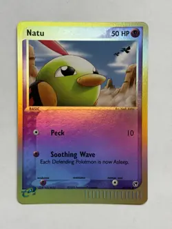 Natu - 69/100 EX Sandstorm 2003 - E Reader - Pokemon TCG - NM Reverse Holo - Image 1