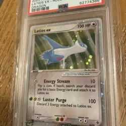 2003 POKEMON EX DRAGON #94 LATIOS EX-HOLO PSA 9 - Image 3