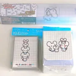 Pokemon Trading Card Game Maushold Sleeves Play Mat Deck Box Set of 3 New Japan - Image 1