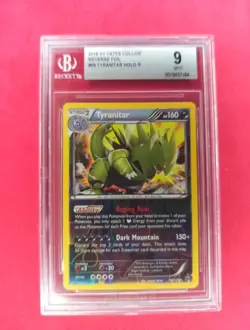 Pokemon: Tyranitar #56/124 Holo Rare 2016 XY Fates Collide - BGS 8.5 - B87 - Image 1