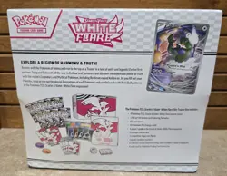 FACTORY SEALED Pokemon TCG: Scarlet & Violet WHITE FLARE Elite Trainer Box ETB - Image 2