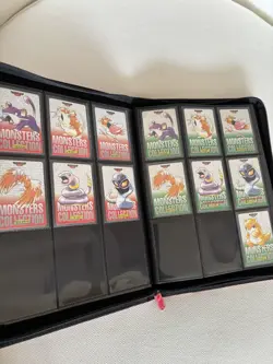 Pokemon Carddass Vending Binder Collection Lot 206 Cards Red & Green Vintage - Image 5