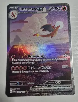 Pokemon 151 Illustration Set Charizard ex Venusaur Blastoise + Starters 6 Cards - Image 2