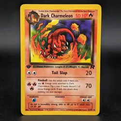 Dark Charmeleon 32/82 Team Rocket 1st Edition Uncommon Pokemon Card - Image 1