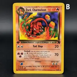 Dark Charmeleon 32/82 Team Rocket 1st Edition Uncommon Pokemon Card - Image 4