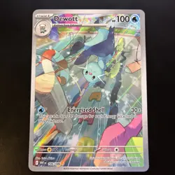 Dewott 106/086 Illustration Rare Pokemon White Flare Mint Condition - Image 1