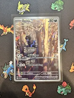 Deino - 146/086 NM Illustration Rare (EN) - Pokemon TCG SV: White Flare - Image 1