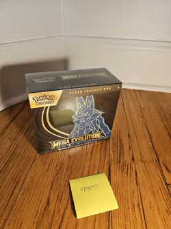 Pokemon TCG Mega Evolution Lucario ETB Elite Trainer Box - New Sealed - Image 1