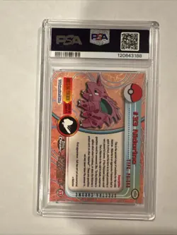 2000 Topps Chrome Nidorino #33 Spectra Pokemon TV PSA 10! POP 20! New CERT! - Image 2