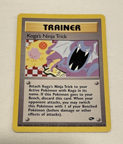 1x Koga's Ninja Trick - 115/132 - Gym Challenge - Pokemon Card - LP - Image 1
