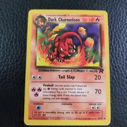 Vintage Pokemon TCG CCG Team Rocket Dark Charmeleon MP 32/82 2000 - Image 1