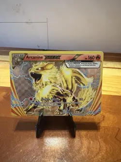Arcanine BREAK XY180 XY Full Art Black Star Promo Holo Pokemon Card - Image 1