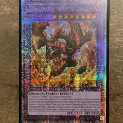 Yugioh Alba-Lenatus the Abyss Dragon DIFO-EN035 1st Edition Starlight Rare - Image 1