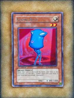 Yugioh Ojama Blue RGBT-EN097 Rare 1st Ed NM - Image 1